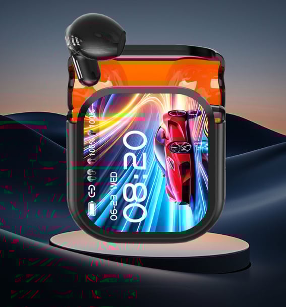 ⏰🔥 Bluetooth 6.0 Earphones LED Display High Fidelity Waterproof Wireless Earphones