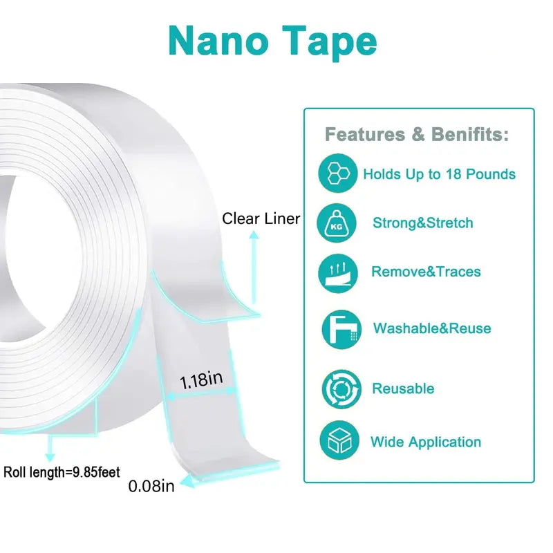 2025 Hot Sale Heavy Duty Nano Double Sided Adhesive Tape