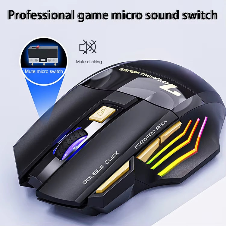 Top Seller Battery Rechargeable Logitech Four Control Game Mouse USB 7D Wireless Computer Optical Gaming Mouse