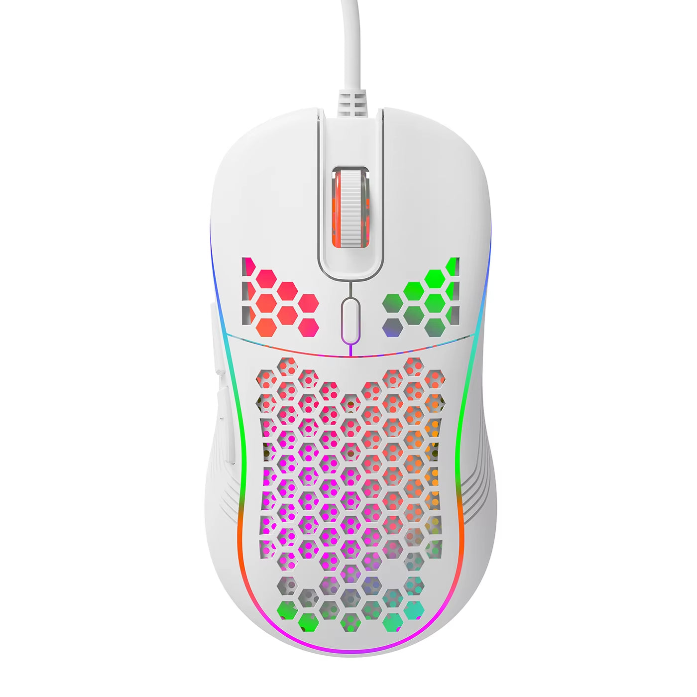 Hot Sale 7200DPI Gaming Mouse 6D Ergonomic RGB Optical USB Wired Mice for Computer Office Gamer Mouse Honeycomb Gaming Mouse