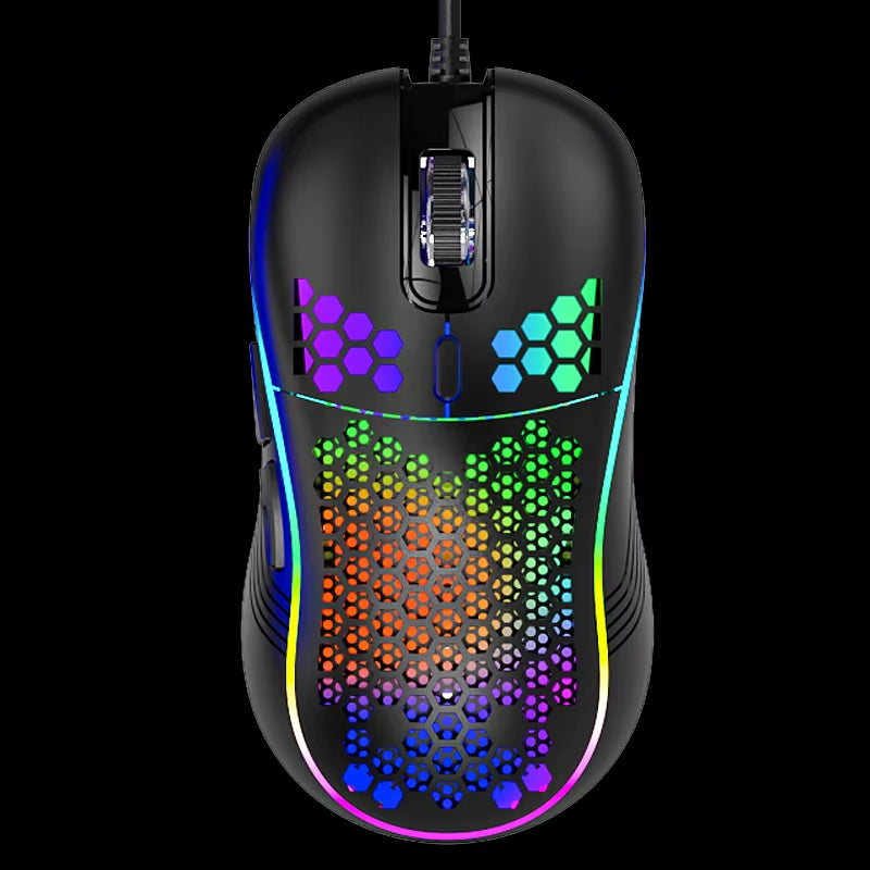 Hot Sale 7200DPI Gaming Mouse 6D Ergonomic RGB Optical USB Wired Mice for Computer Office Gamer Mouse Honeycomb Gaming Mouse