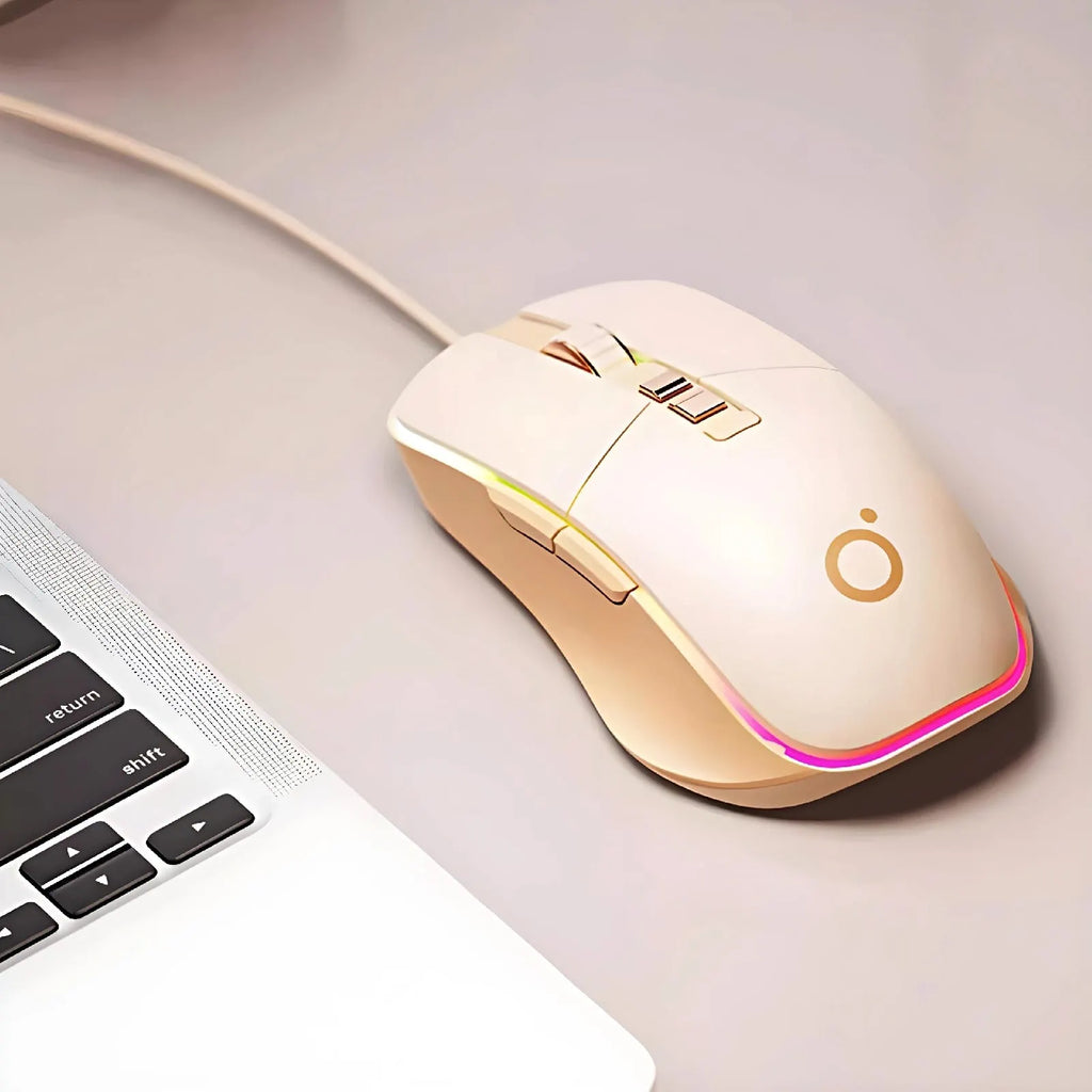 Retro Typewriter Wired Keyboard and Mouse Set 2S – Lavender Purple