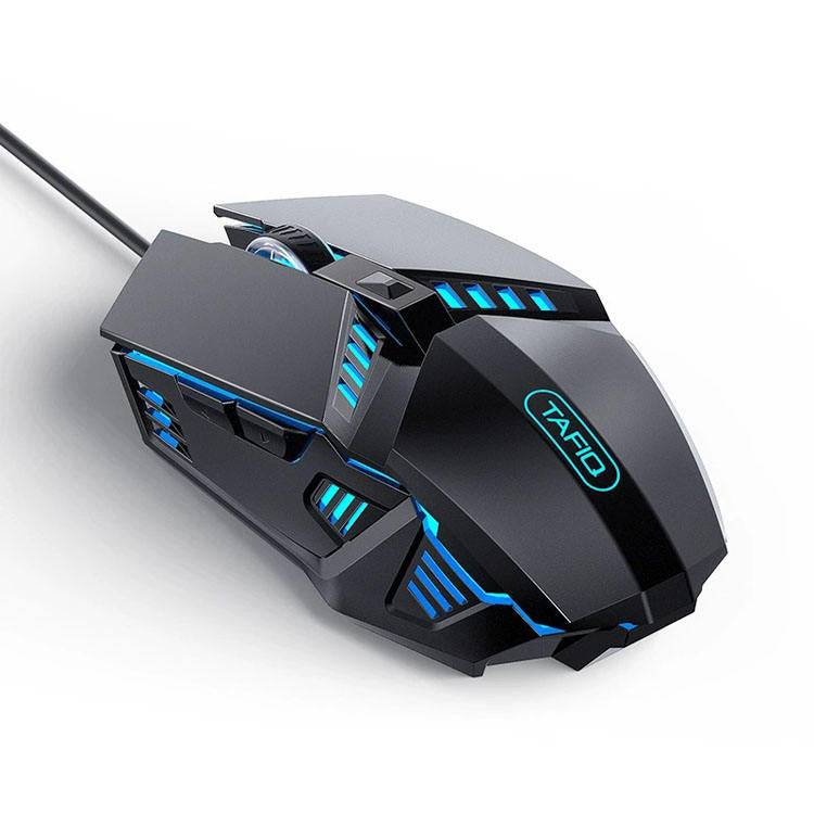 AIKUN GX6 RGB Programmable Optical Gaming Mouse 5000 DPI / USB 2.0 / MCU – PixArt PMW3325DB – 7 Macro Keys,Water Printing