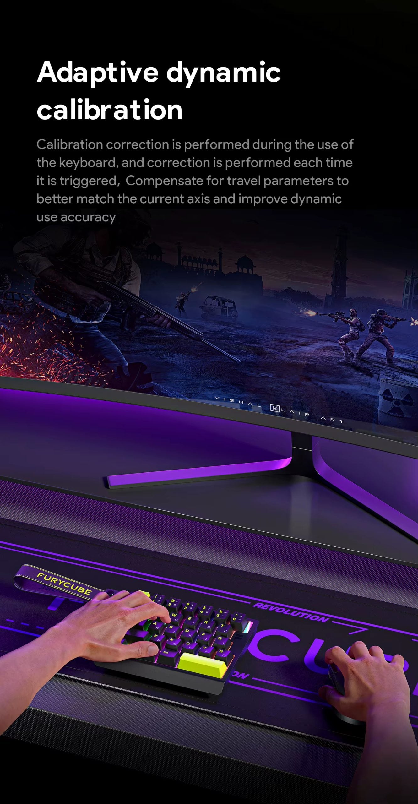 ZIFRIEND M30HE One-handed Magnetic Switch Mechanical Keyboard RGB 29 Keys Smart Speed Quick Trigger Gamer Gaming Keyboard