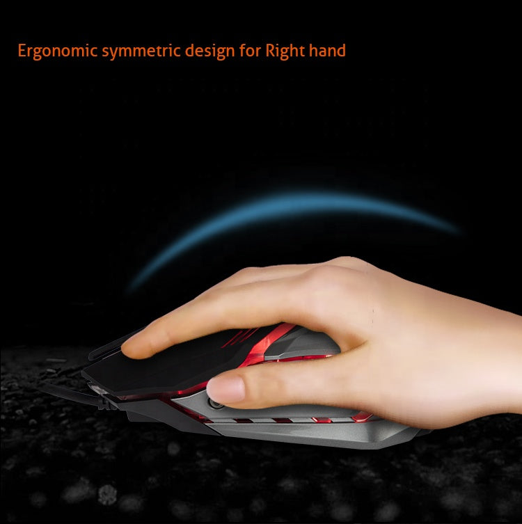 MEETION M915 Wired Gaming Mouse Backlight LED Black Usb Optical for Gamer