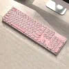 Retro Typewriter Bluetooth Keyboard 2 – Pink