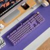 Retro Typewriter Wired Keyboard and Mouse Set 2S – Lavender Purple