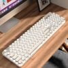 Retro Typewriter Bluetooth Keyboard 2 – White