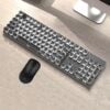 Retro Typewriter Bluetooth Keyboard and Mouse Set 2 – Black