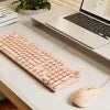 Retro Typewriter Wired Keyboard and Mouse Set 2S – Milk Tea Cream