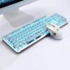 Retro Typewriter Wireless Keyboard and Mouse Set