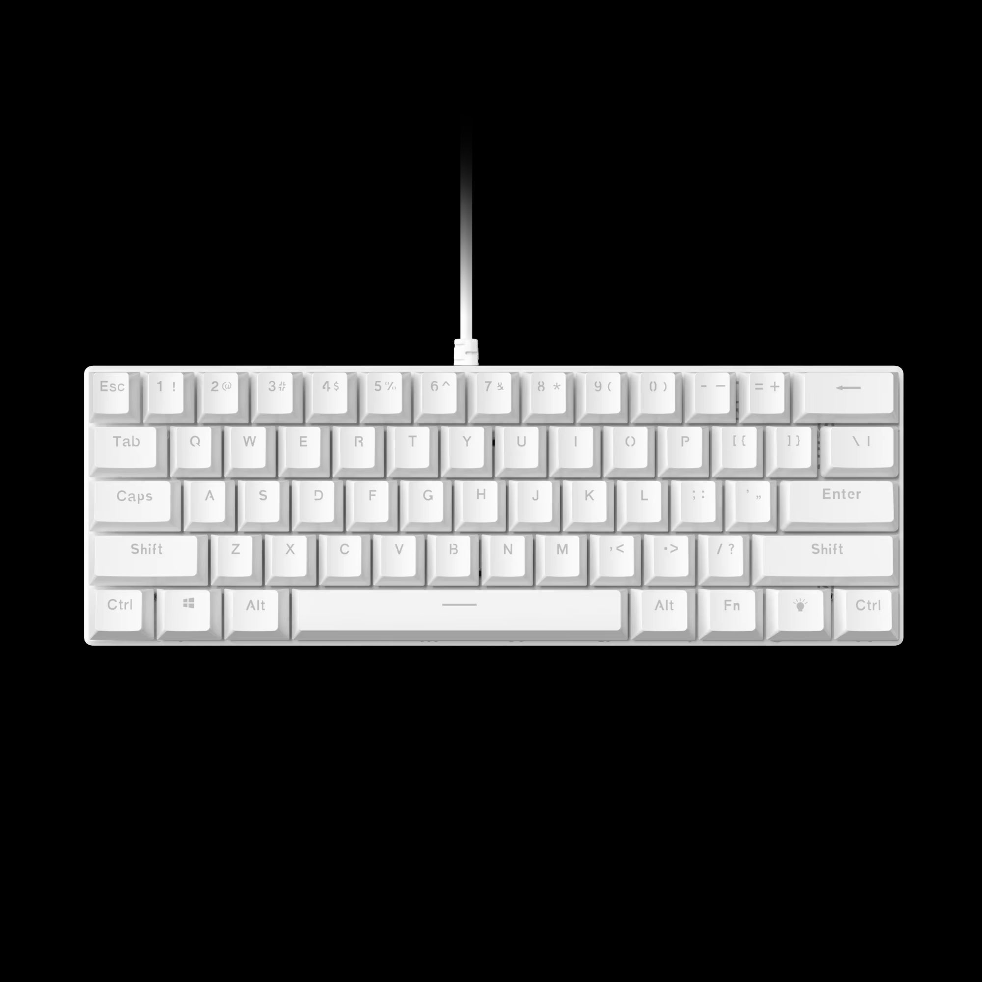 AMZ Hot Sale 60 Percent Mechanical Keyboard 60% Mini Portable Computer Compact Gamer Keyboard Blue Switch Gaming Keyboard BD61