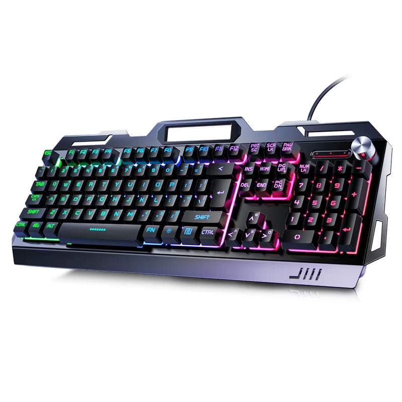 2025 New Arrivals Mechanical RGB Keyboard Mouse Headphone Combo Wired Desktop 104 Key Gaming Keyboard for Pc Computer case