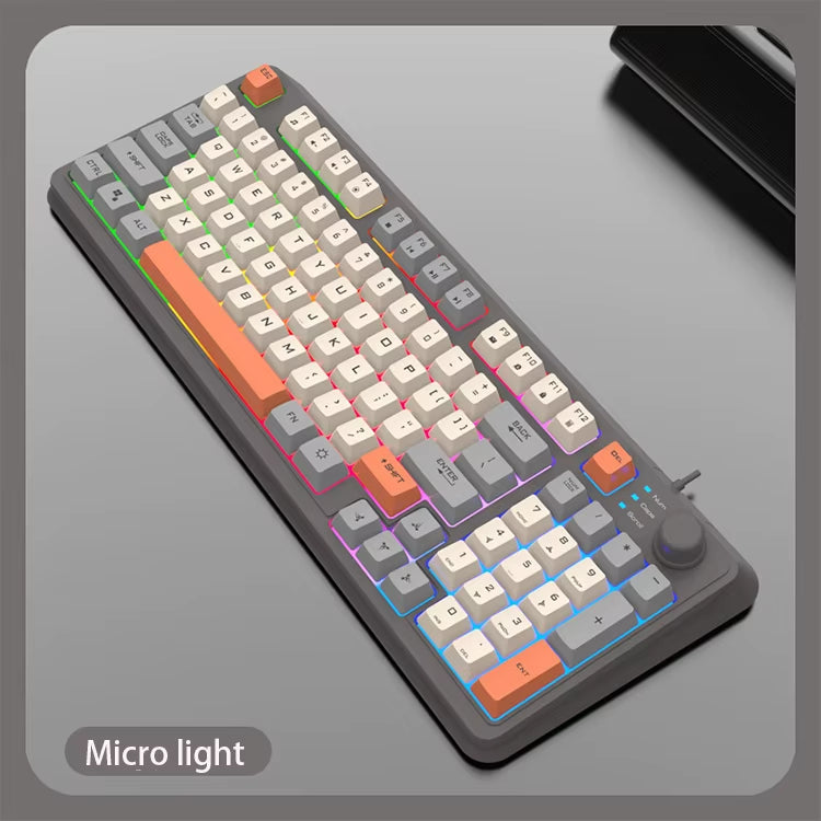 Wired E-sports Game Luminous Keyboard and Mouse Set Computer Office and Home Use