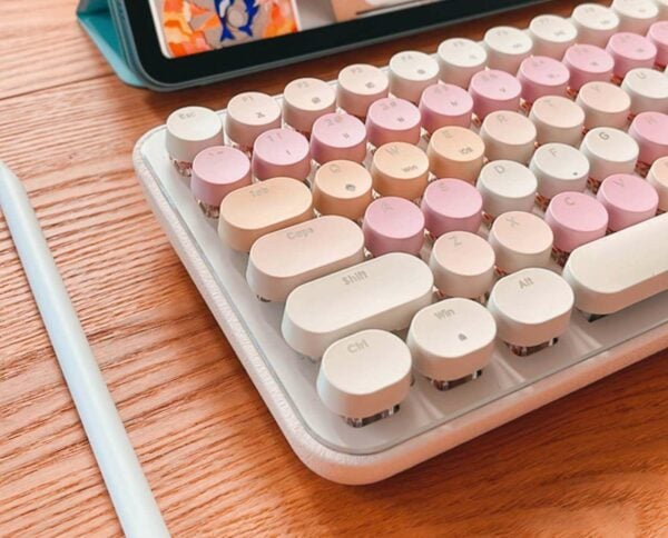 Palette Leather Typewriter Bluetooth Keyboard