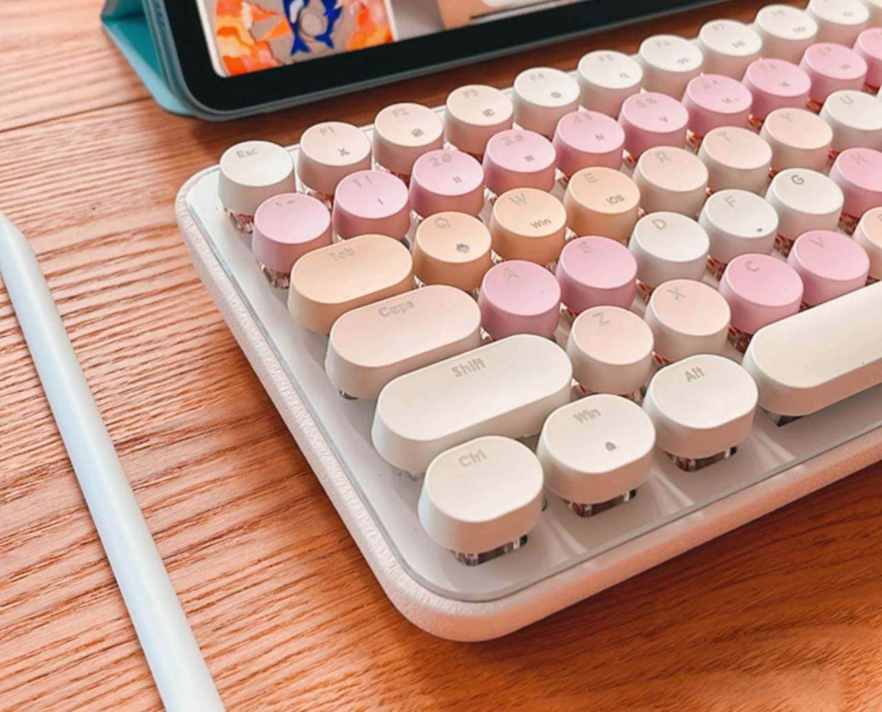 Palette Leather Typewriter Bluetooth Keyboard